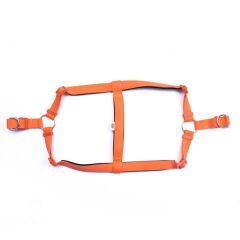 Doggie Comfort Dokuma Ronin Köpek Göğüs Tasması Xlarge Turuncu 2.5x65-75 Cm