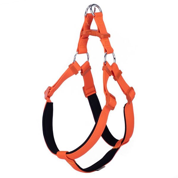 Doggie Comfort Dokuma Ronin Köpek Göğüs Tasması Xlarge Turuncu 2.5x65-75 Cm