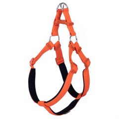 Doggie Comfort Dokuma Ronin Köpek Göğüs Tasması Xlarge Turuncu 2.5x65-75 Cm