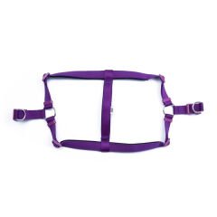 Doggie Comfort Dokuma Ronin Köpek Göğüs Tasması Xlarge Mor 2.5x65-75 Cm