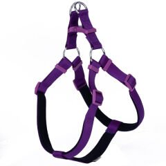 Doggie Comfort Dokuma Ronin Köpek Göğüs Tasması Xlarge Mor 2.5x65-75 Cm