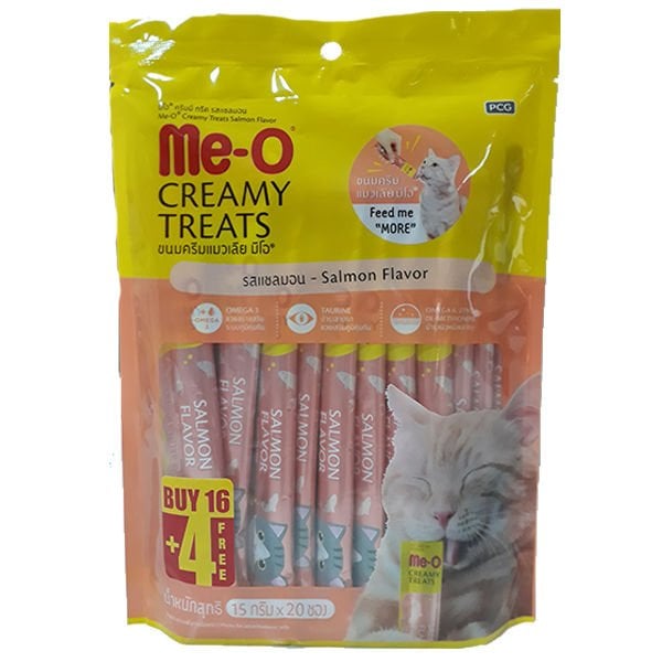 Meo Creamy Somon Balıklı Kedi Ödül Maması 20x15 Gr