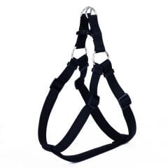 Doggie Comfort Dokuma Ronin Köpek Göğüs Tasması Xxlarge Siyah 2.5x70-80 Cm