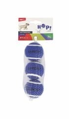 M-Pets Hop Tenis Topu Köpek Oyuncağı 5 Cm 3 Adet Mavi