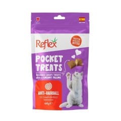 Reflex Pocket Treats Anti-Hairball Tüy Yumağı Önleyici Kedi Ödül Maması 60 Gr