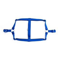 Doggie Comfort Dokuma Ronin Köpek Göğüs Tasması Xxlarge Mavi 2.5x70-80 Cm