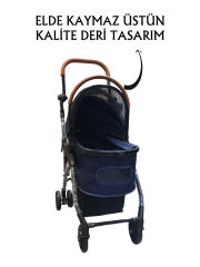 Tommy Evcil Hayvan Arabası 76, 5 X  48 X 99 cm Lacivert Max 15 kg