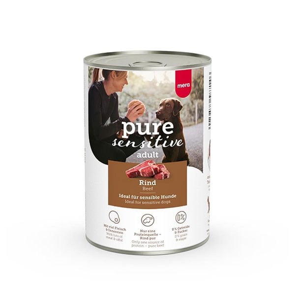 Mera Pure Sensitive Adult Biftekli Yetişkin Köpek Konservesi 400 Gr