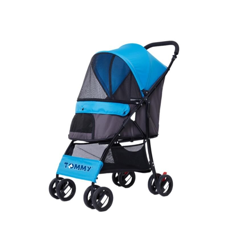Tommy Evcil Hayvan Arabası 67x47x98 Cm Mavi Max 15 Kg