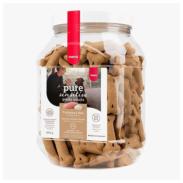 Mera Pure Sensitive Hindili Köpek Ödül Bisküvisi 600 Gr