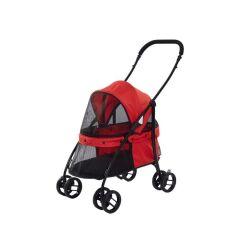 Tommy Evcil Hayvan Arabası 67x47x98 Cm Kırmızı Max 15 Kg