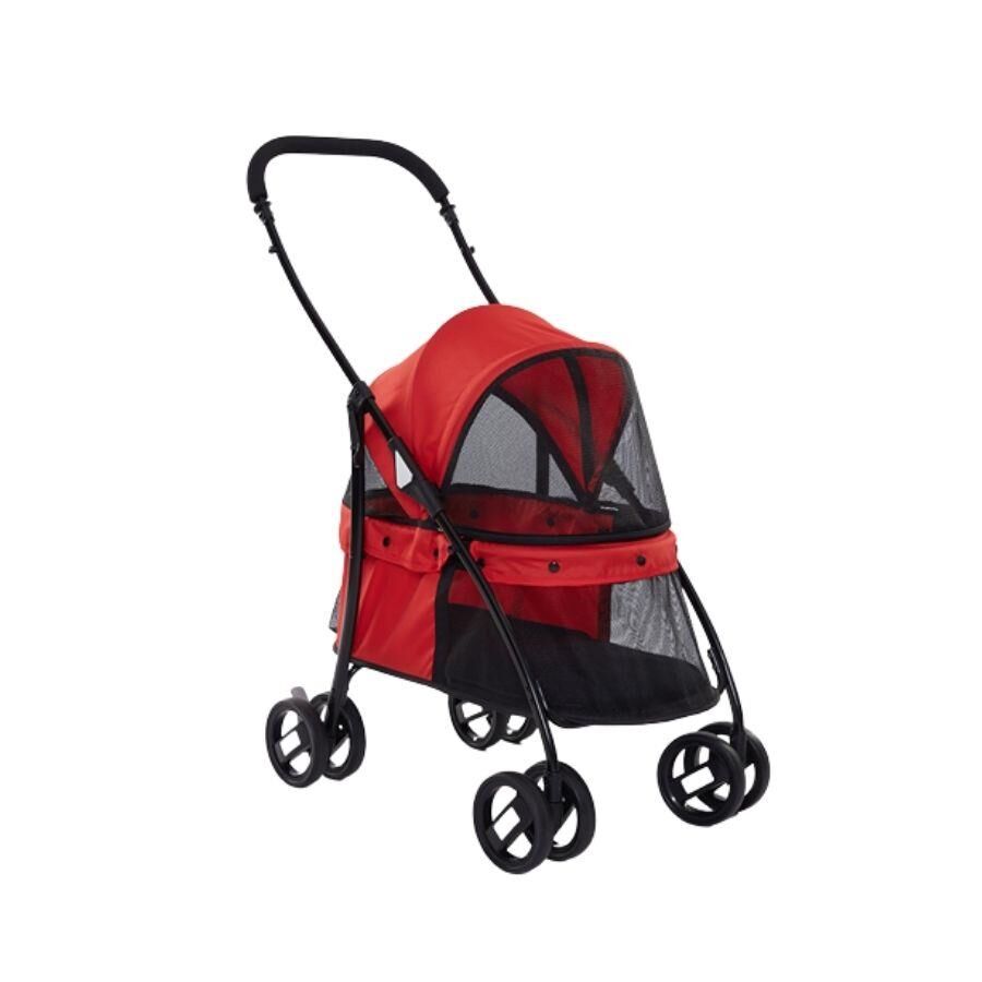 Tommy Evcil Hayvan Arabası 67x47x98 Cm Kırmızı Max 15 Kg