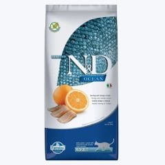N&D Ocean Ringa Balık ve Portakallı Yetişkin Kedi Maması 10 Kg