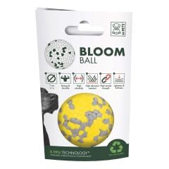 M-Pets Bloom Ball Parçalanmaz Top Köpek Oyuncağı 7 Cm Sarı