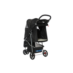 Tommy Evcil Hayvan Arabası 81x45.5x101 Cm Siyah Max 15 Kg