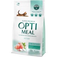 Optimeal Süper Premium Kitten Tavuklu Yavru Kedi Maması 700 Gr