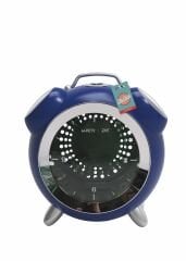 M-Pets Sixties Saat Şeklinde Kedi ve Küçük Irk Köpek Taşıma Çantası 40x44x26 Cm Mavi