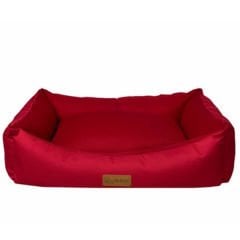 Dubex Dondurma Dikdörtgen Köpek ve Kedi Yatağı Kırmızı Large 78x60x22 Cm