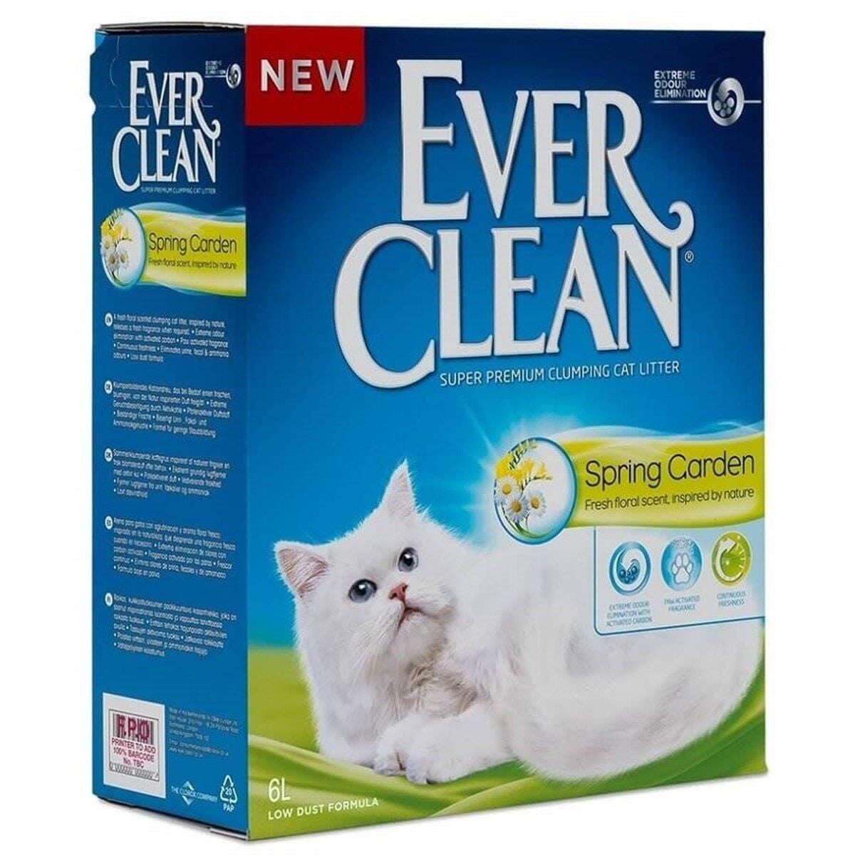 Ever Clean Spring Garden Çiçek Kokulu Topaklanan Kedi Kumu 10 lt