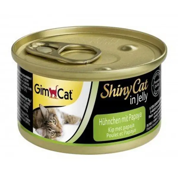 Gimcat Shinycat Tavuklu Papayalı Konserve Kedi Maması 1 Adet 70 Gr