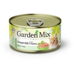 Garden Mix Tavşan Etli Tahılsız Kıyılmış Konserve Kedi Maması 85 Gr