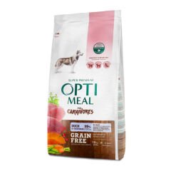 Optimeal Tahılsız Ördekli ve Sebzeli Tüm Irklar için Yetişkin Köpek Maması 10 Kg