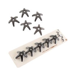 Chicos Akvaryum Karides Seramik Deniz Yıldızı 5 Adet 4x4x1.5 Cm