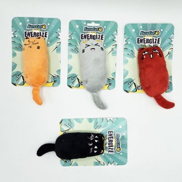 Euro Cat Mimikli Peluş Kedi Oyuncağı Renkli Large
