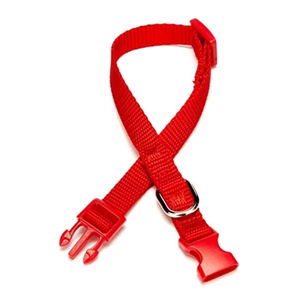 Doggie Classic  Dokuma Köpek Boyun Tasması Medium Kırmızı 1x20-30 Cm