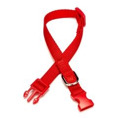 Doggie Classic  Dokuma Köpek Boyun Tasması Medium Kırmızı 1x20-30 Cm