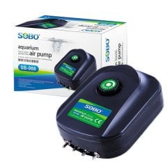Sobo Akvaryum SB-988 Hava Motoru 4 Çıkışlı 12W 4 Lt/min