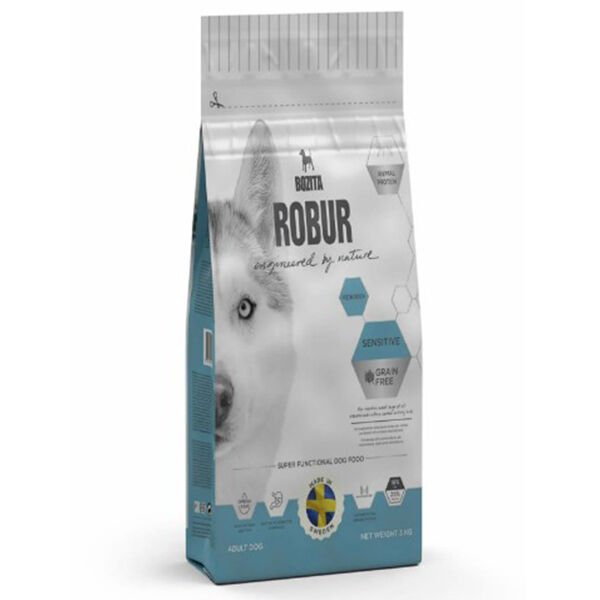 Bozita Robur Sensitive Tahılsız Geyik Etli Yetişkin Köpek Maması 3 Kg