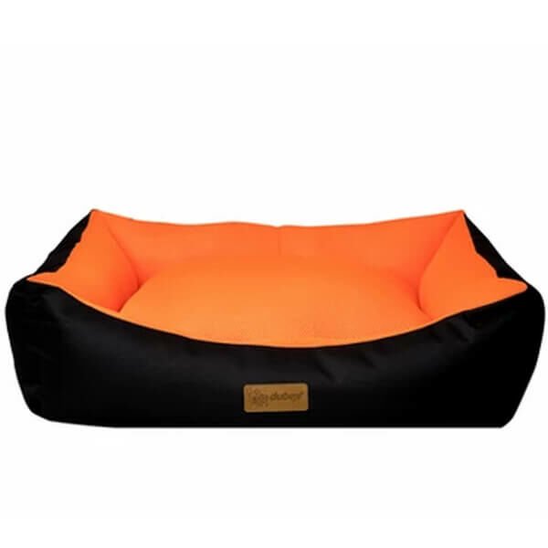 Dubex Dondurma Dikdörtgen Yatak VR13 Siyah Turuncu (S) 50x38x19h Cm