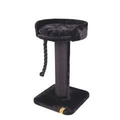 M-Pets Panther Premium Liana Kedi Tırmalama Tahtası Siyah 55x55x96 Cm