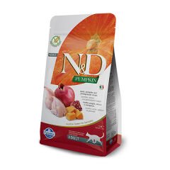 N&D Balkabaklı Bıldırcın ve Narlı Yetişkin Kedi Maması 5 Kg
