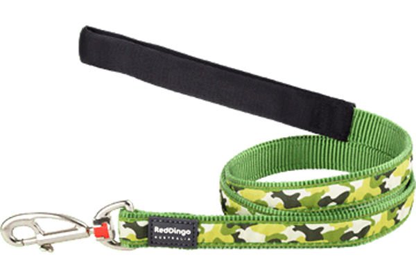 Red Dingo Kamuflaj Köpek Uzatma Tasması Yeşil 20 Mm