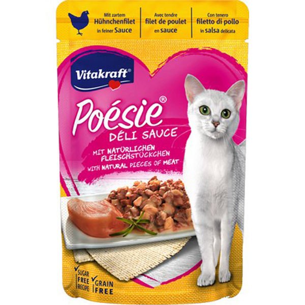 Vitakraft Poesie Tavuklu Yetişkin Kedi Konservesi 85 Gr