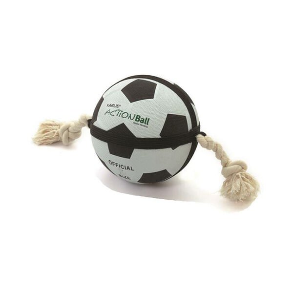 Karlie Futbol Toplu Stres İpi Köpek Oyuncağı 12 Cm