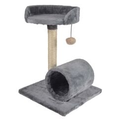 M-Pets Erebus Yataklı Kedi Tırmalama Tahtası Gri 38x38x49 Cm