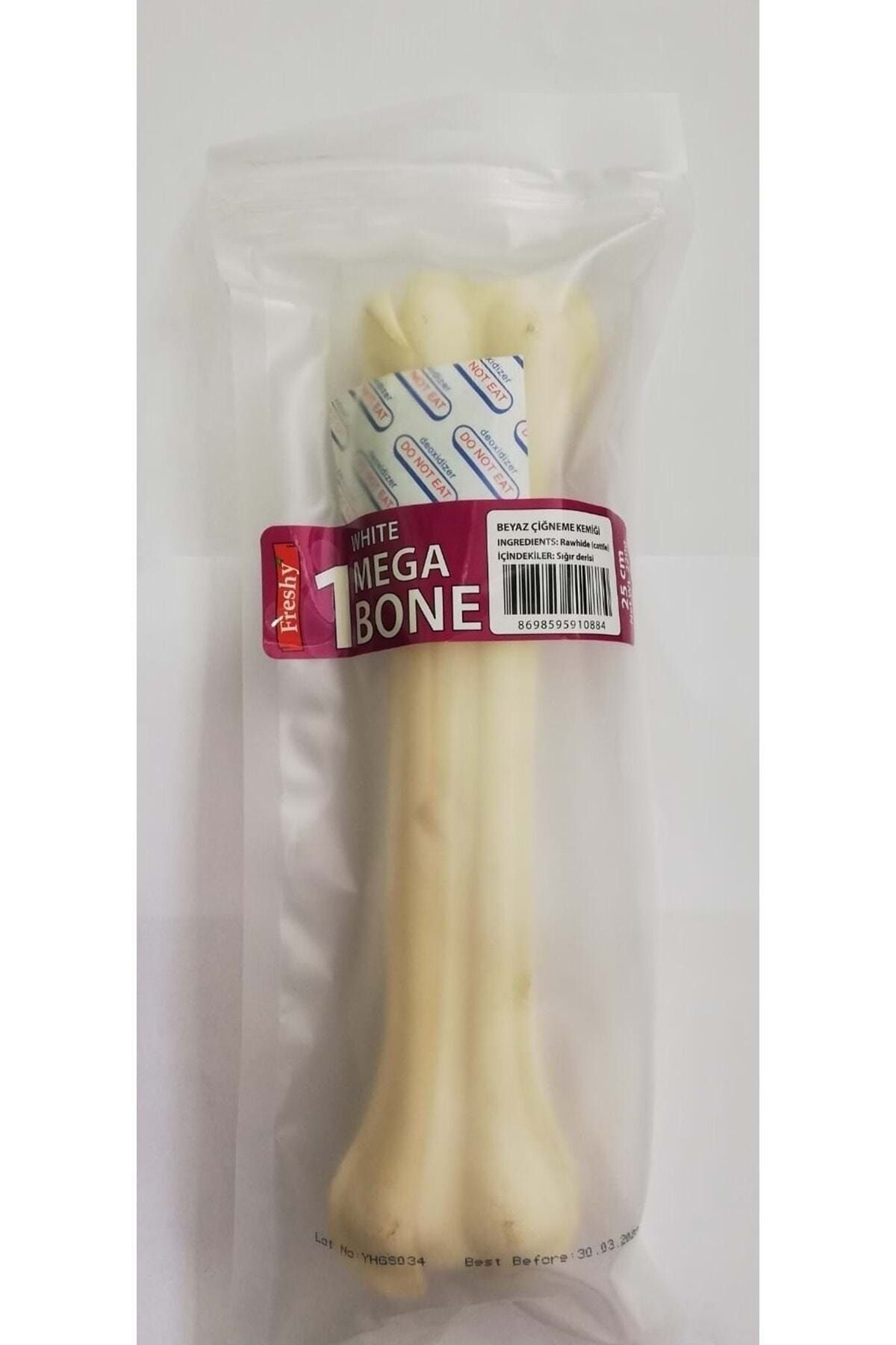 Freshy Beyaz Dental Kemik Tekli Paket 25 cm