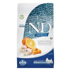 N&D Ocean Balıklı ve Balkabaklı Tahılsız Küçük Irk Yetişkin Köpek Maması 800 Gr