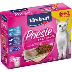 Vitakfraft Poesie 6+1 Balık Pouch Yetişkin Kedi Konservesi 85 Gr
