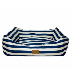 Dubex Makaron Dikdörtgen Yatak VR08 Mavi Çizgili (S) 50x38x19h Cm