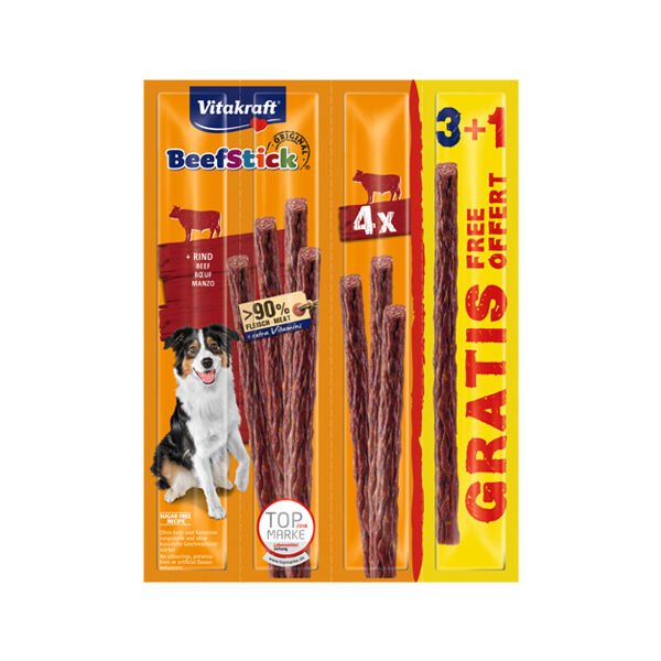 Vitakraft Stick Sığır Etli Kedi Ödül Maması 4 Adet 18 Gr