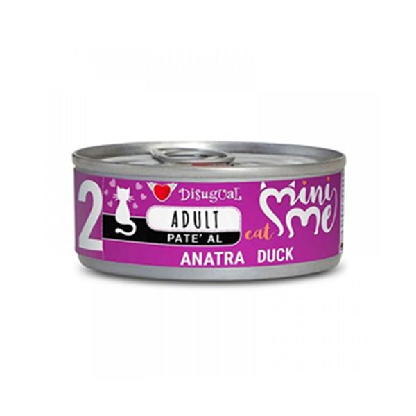 Disugual Mini Me 2 Ördek Etli Pate Yetişkin Konserve Kedi Maması 85 Gr