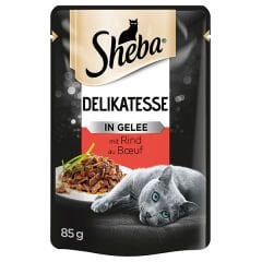 Sheba Jöleli Sığır Etli Yetişkin Konserve Kedi Maması 1 Adet 85 Gr