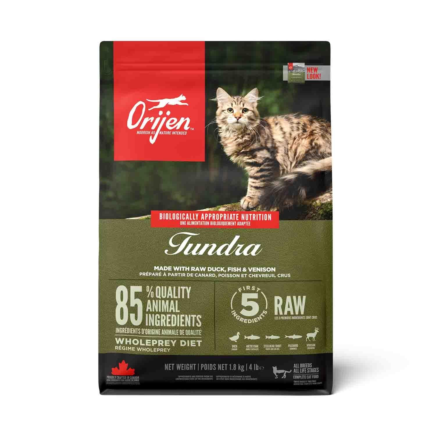 Orijen Tundra Tüm Irk ve Yaşam Evreleri İçin Kedi Maması 1,8 kg