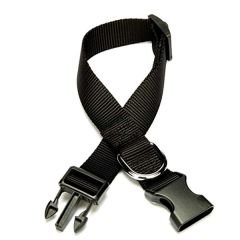 Doggie Classic  Dokuma Köpek Boyun Tasması Medium Siyah 2,5x40-50 Cm