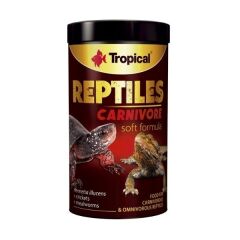 Tropical Reptiles Carnivore Soft Etobur ve Omnivor Sürüngenler için Yem 250 Ml 65 Gr