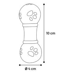 Flamingo Sesli Halter Köpek Oyuncağı 10 Cm
